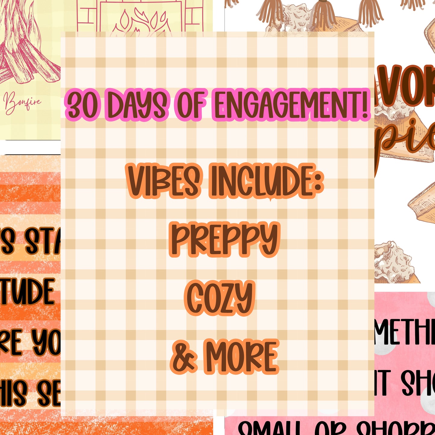 30 days of engagement for the month of November