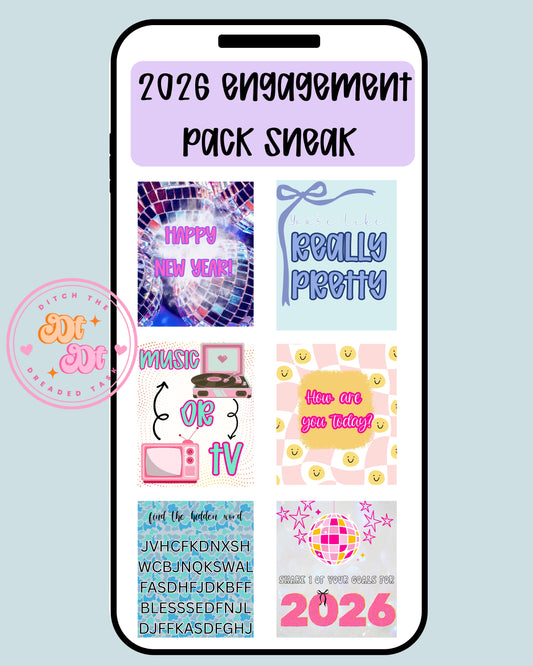 2026 Engagement Graphic Bundle